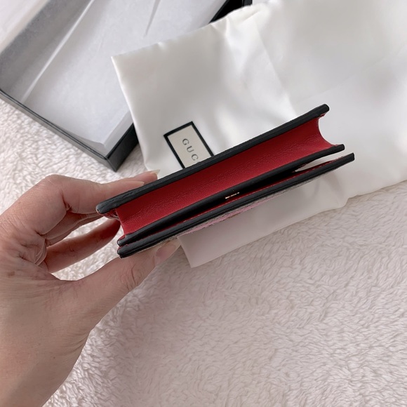 NWT Authentic Gucci Embroidery Dog Mini Wallet - Picture 7 of 10